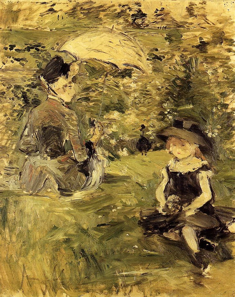 Giovane donna con la figlia